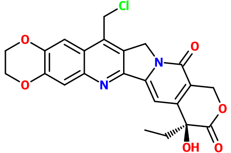 (image for) MC012957 7-(Cl-methyl)-10,11-(ethylenedioxy)-(20S)-camptothecin